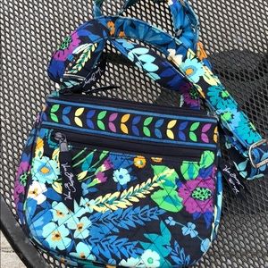 Vera Bradley Blue Floral Crossbody